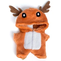 Outfit: Moose Onesie Costume for Dolls - Petite Threads x Cozy Cuddler