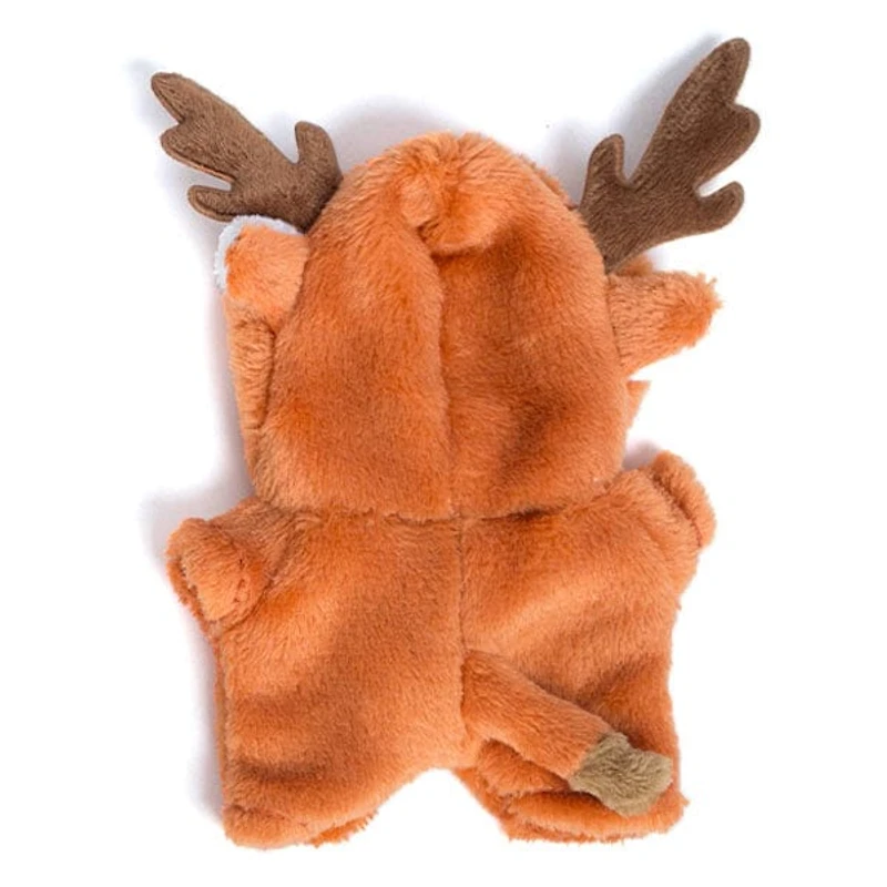 Outfit: Moose Onesie Costume for Dolls - Petite Threads x Cozy Cuddler