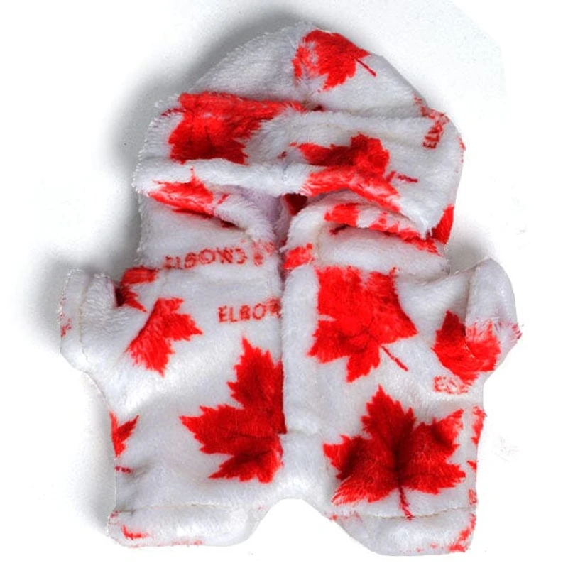 Outfit: "Elbows Up!" Canadian Onesie for Dolls - Petite Threads x Cozy Cuddler