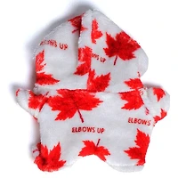 Outfit: "Elbows Up!" Canadian Onesie for Dolls - Petite Threads x Cozy Cuddler
