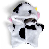Outfit: Spotted Cow Onesie Costume for Dolls - Petite Threads x Cozy Cuddler