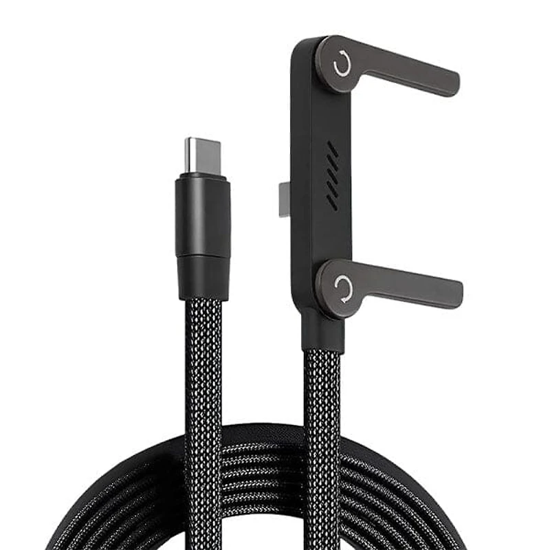 GearWaves USB-C Charging Cable w/ Built-In Phone Stand