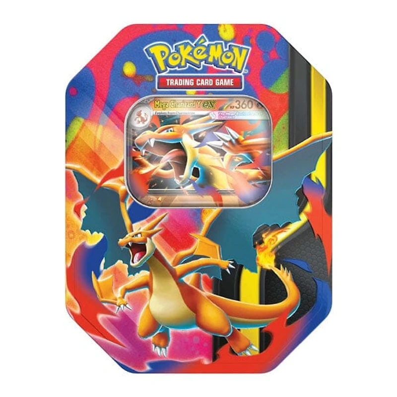 Pokémon TCG: Mega Charizard ex Collectible Tin Box