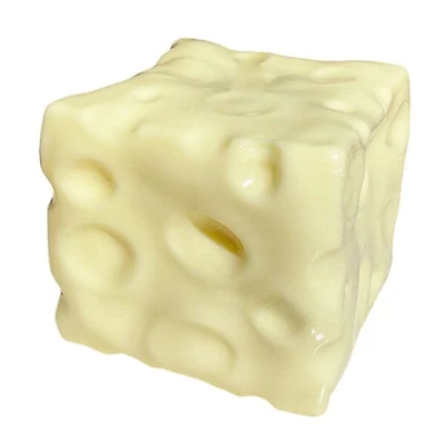 Cheese Cube Slow-Rise Squishy Fidget Toy (1pc)