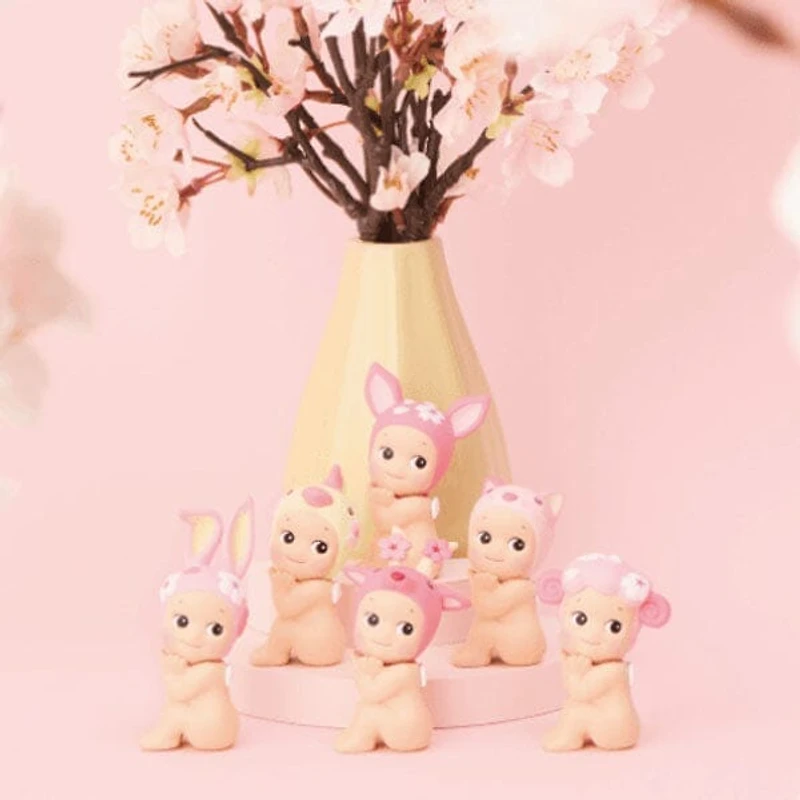 Sonny Angel Collectable Mini Cherub Figurines Cherry Blossom Series Hanami Edition Blind Box (1pc)