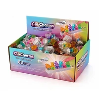 ClikCharms Fidget Keyboard Clicker Keychain - 1 Random 3D Animal Design