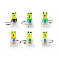 ClikCharms Fidget Keyboard Clicker Keychain - 1 Random 3D Animal Design