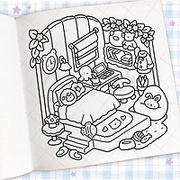 "Cozy Corner" Coloring Book: Cozy Space Coloring by Coco Wyo (45 Pages)