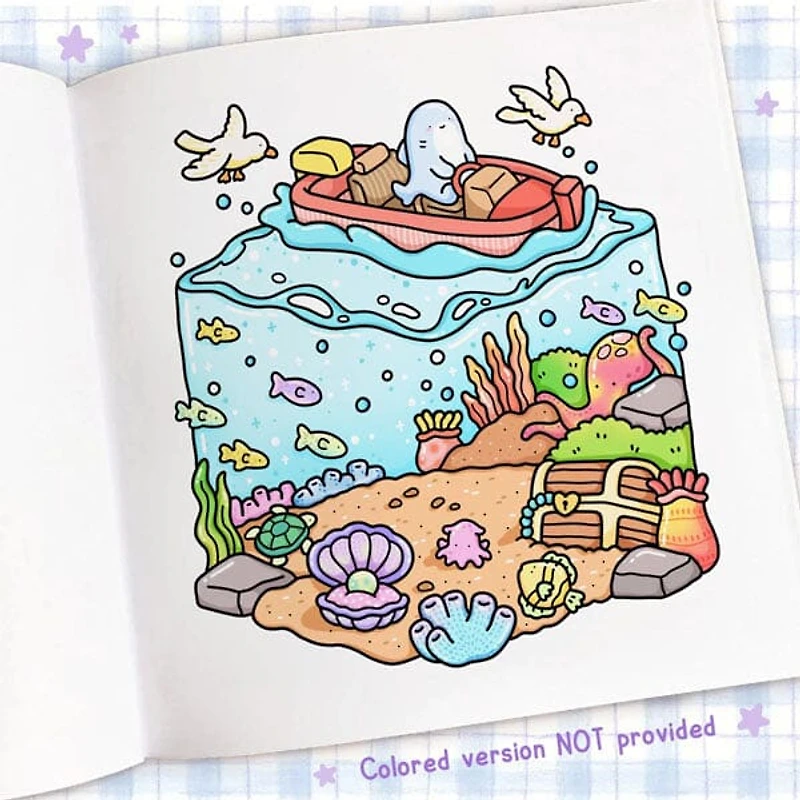 "Cozy Corner" Coloring Book: Cozy Space Coloring by Coco Wyo (45 Pages)