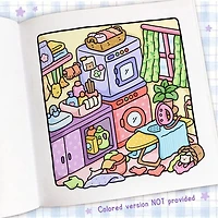 "Cozy Corner" Coloring Book: Cozy Space Coloring by Coco Wyo (45 Pages)