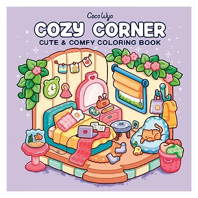 "Cozy Corner" Coloring Book: Cozy Space Coloring by Coco Wyo (45 Pages)