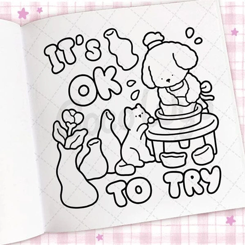 "Cozy Vibes" Coloring Book: Cozy Space Coloring by Coco Wyo (45 Pages)