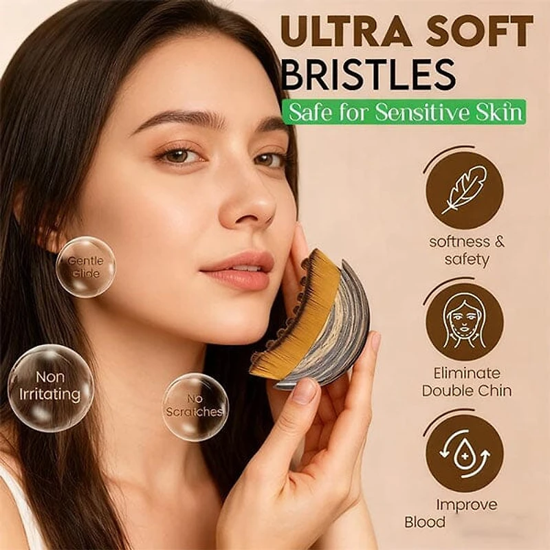 WOW Lymphatic Contour Face Brush For De-Puffed & Radiant Skin