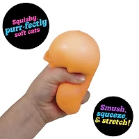 Nee Doh Cool Cats Squishy Fidget Stress Ball Toy (1pc) Colors Ship Assorted