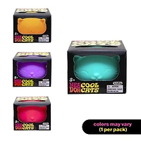 Nee Doh Cool Cats Squishy Fidget Stress Ball Toy (1pc) Colors Ship Assorted