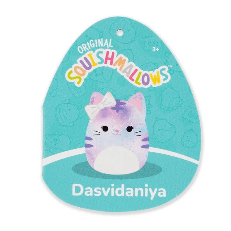 Squishmallows Super Soft Plush Toys 7.5" Dasvidaniya the Watercolor Cat