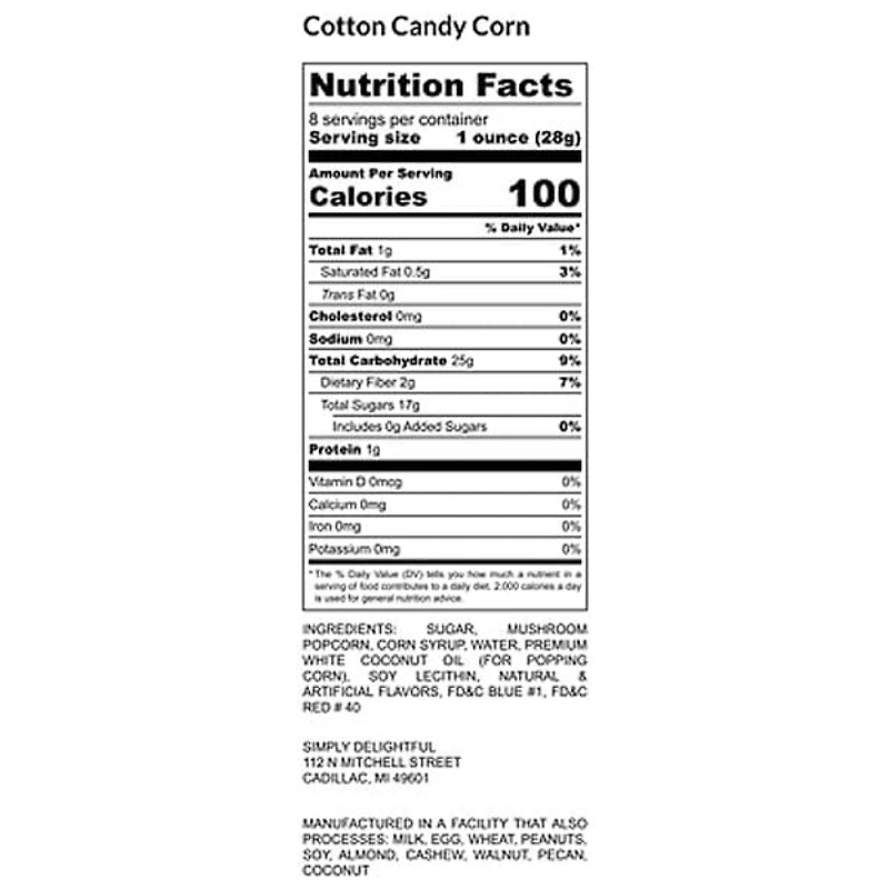 Simply Delightful: Cotton Candy Popcorn