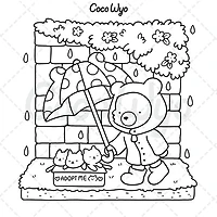 "Cozy Friends" Coloring Book: Cozy Space Coloring by Coco Wyo (40 Pages)