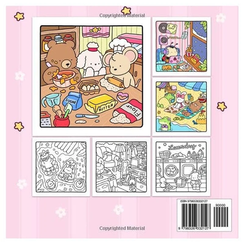 "Cozy Friends" Coloring Book: Cozy Space Coloring by Coco Wyo (40 Pages)