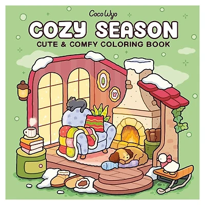 "Cozy Season" Coloring Book: Cute & Comfy Coloring by Coco Wyo (45 Pages)