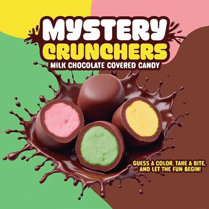 Mystery Crunchers Color Reveal Chocolate Bites (120g)