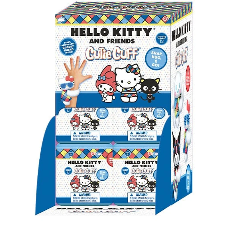 Hello Kitty and Friends Cutie Cuffs Series 2 Slap Bracelet Blind Box (1pc)