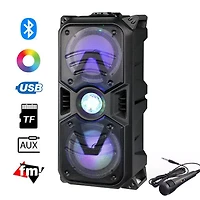 SoundLogicXT: HD Karaoke Speaker With Disco Ball and Microphone