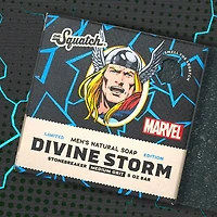 Dr. Squatch® x Marvel™ All-Natural Bar Soap For Men - Thor Divine Storm