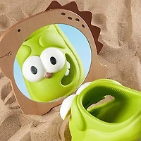 Shhhandals Cartoon Dog Unisex Anti-Slip Foam Cloud Slides - Green (Multiple Sizes)