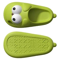 Shhhandals Cartoon Dog Unisex Anti-Slip Foam Cloud Slides - Green (Multiple Sizes)