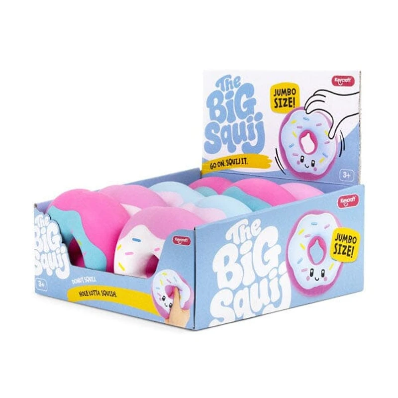 The Big Squij Slow-Rise Squishy Fidget Toy (1pc) Sprinkle Donut