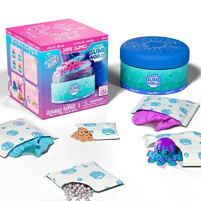 Dope Slime Worlds: Oceanic Series 1 DIY Slime Kit Mystery Box (1 Kit) Style Ships Assorted