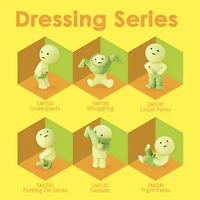 Smiski Dressing Series Collectible Glow in the Dark Figurine Blind Box (1pc)