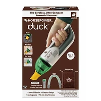 Horsepower Duck Vacuum Rechargeable Handheld Vacuum (Includes Accessories!)