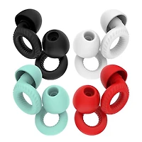 LowFi Silicone Noise Reduction Earplugs (Color Ships Assorted) Includes 3 Ear Tips Sizes