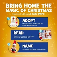 Elf On The Shelf® Official Christmas Tradition Kit (Blue Eye Boy English/French) Includes Storybook & Scout Elf!