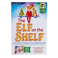 Elf On The Shelf® Official Christmas Tradition Kit (Blue Eye Boy English/French) Includes Storybook & Scout Elf!