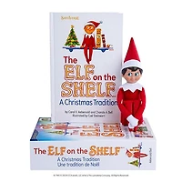 Elf On The Shelf® Official Christmas Tradition Kit (Blue Eye Boy English/French) Includes Storybook & Scout Elf!