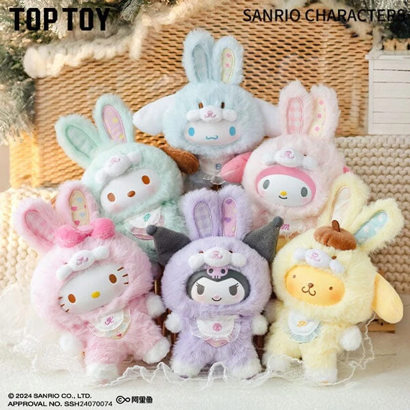 TOP TOY x Sanrio: "Elf Bunny Baby" Series Plush Keychain Blind Box (1pc)