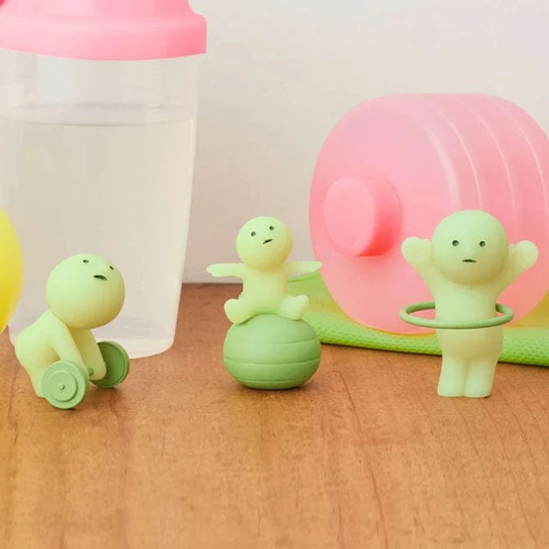 Smiski Exercising Series Collectible Glow in the Dark Figurine Blind Box (1pc)