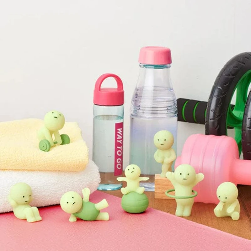 Smiski Exercising Series Collectible Glow in the Dark Figurine Blind Box (1pc)