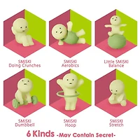 Smiski Exercising Series Collectible Glow in the Dark Figurine Blind Box (1pc)