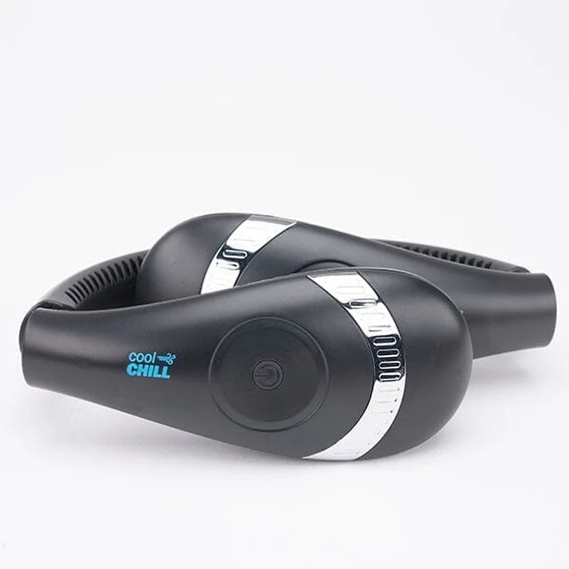Cool Chill: Foldable NeckSlim Fan With Digital Display in