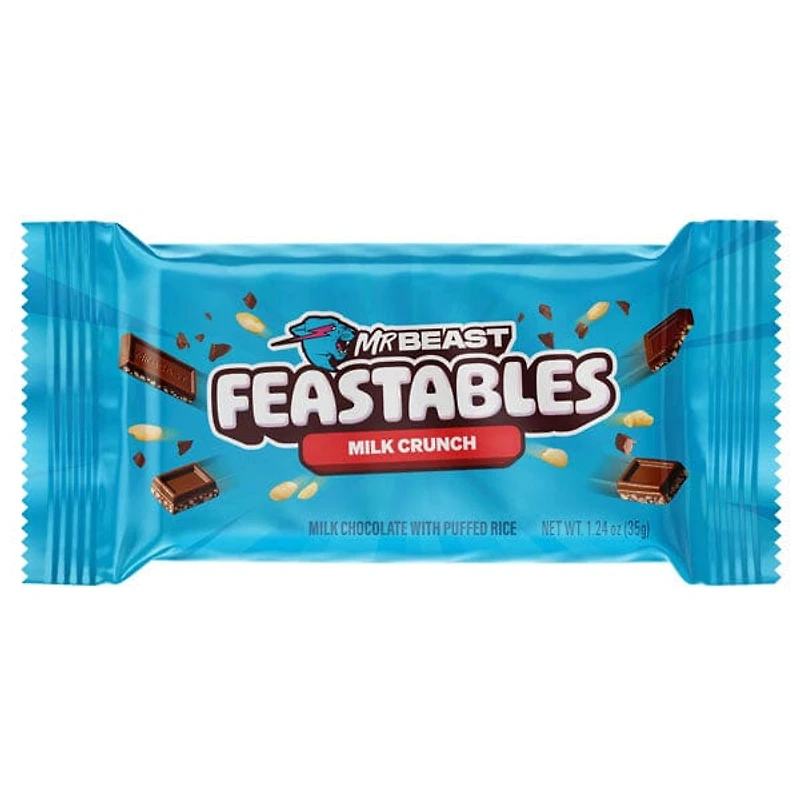MrBeast Feastables New Formula Mini Organic Chocolate Bars 1.24oz (1pc) Assorted Flavors