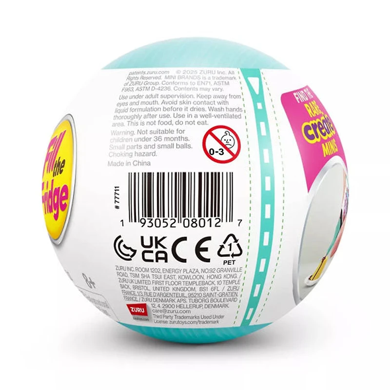 ZURU 5 Surprise Mini Brands Fill The Fridge Series 1 Collectible Capsule