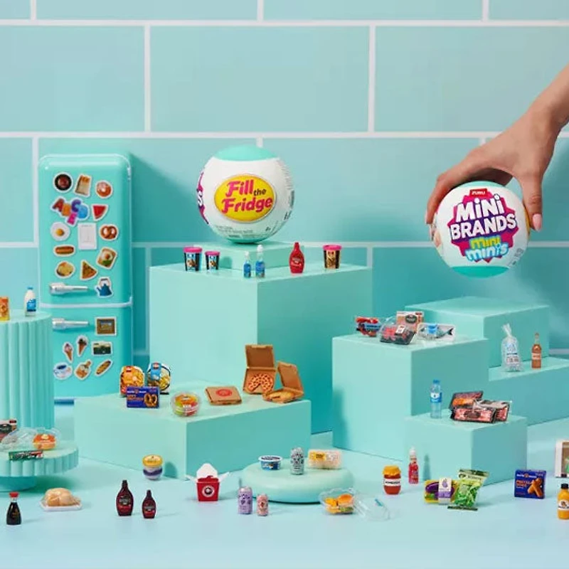 ZURU 5 Surprise Mini Brands Fill The Fridge Series 1 Collectible Capsule