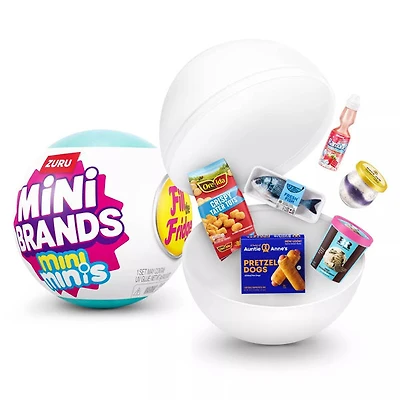 ZURU 5 Surprise Mini Brands Fill The Fridge Series 1 Collectible Capsule
