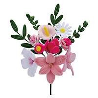 Studio Art DIY Chenille Flower Bouquet Craft Kit (206pc)