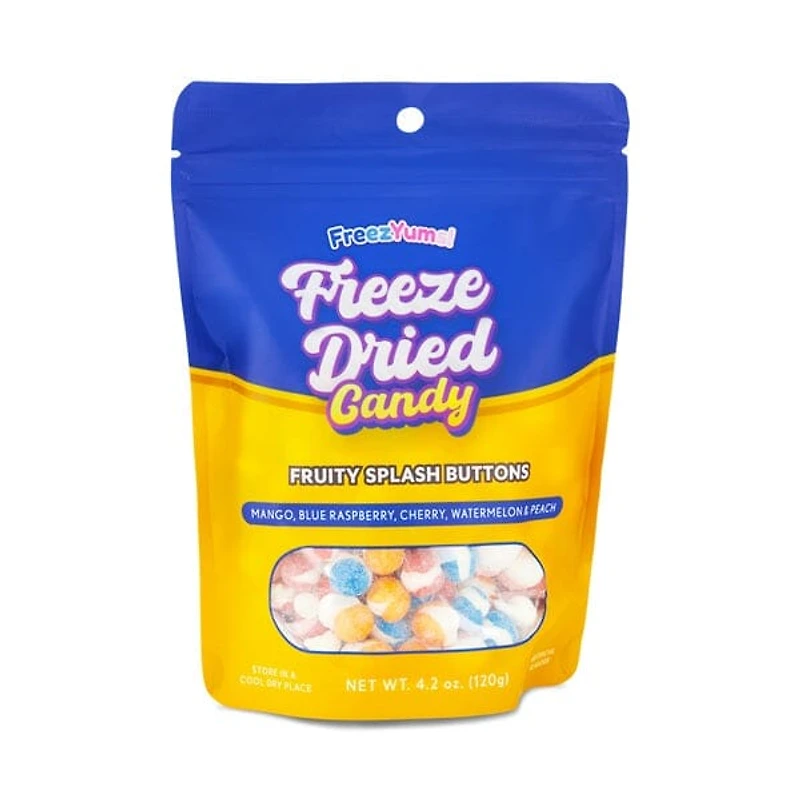FreezYums! Freeze-Dried Fruity Splash Button Candy