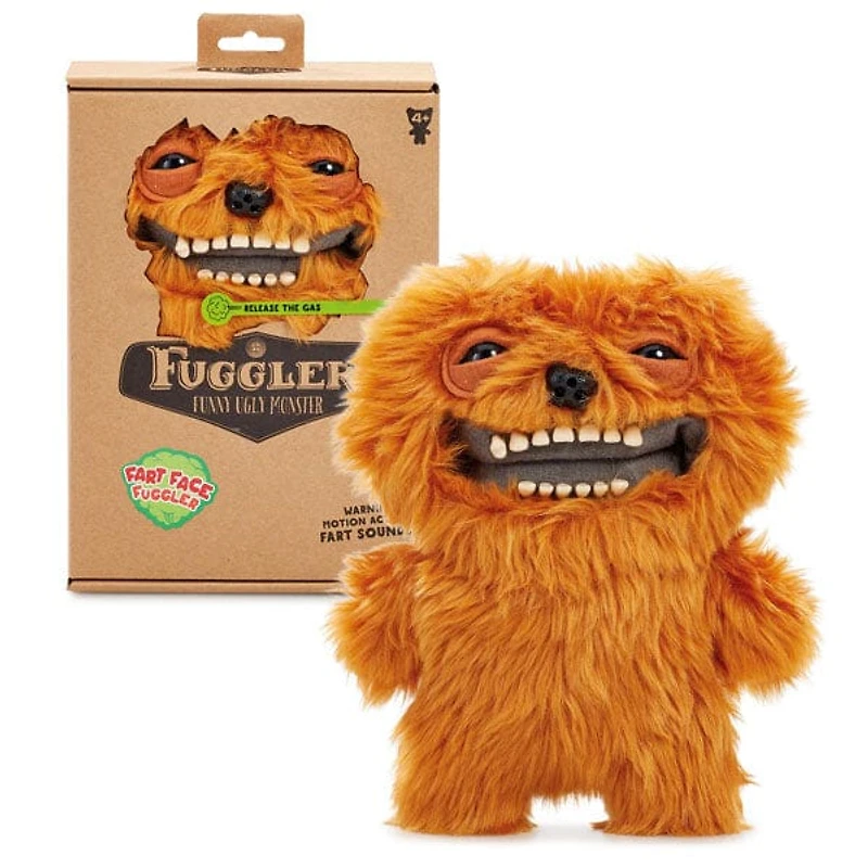 Fuggler "Fart Face" Series 1 Motion Censor 9" Plush Toys (1pc) Style Ships Assorted